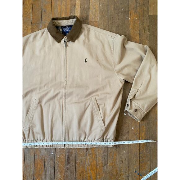 Vintage Tan & Brown Polo Ralph Lauren Harrington Jacket | Corduroy - (Men’s L) - Picture 11 of 12
